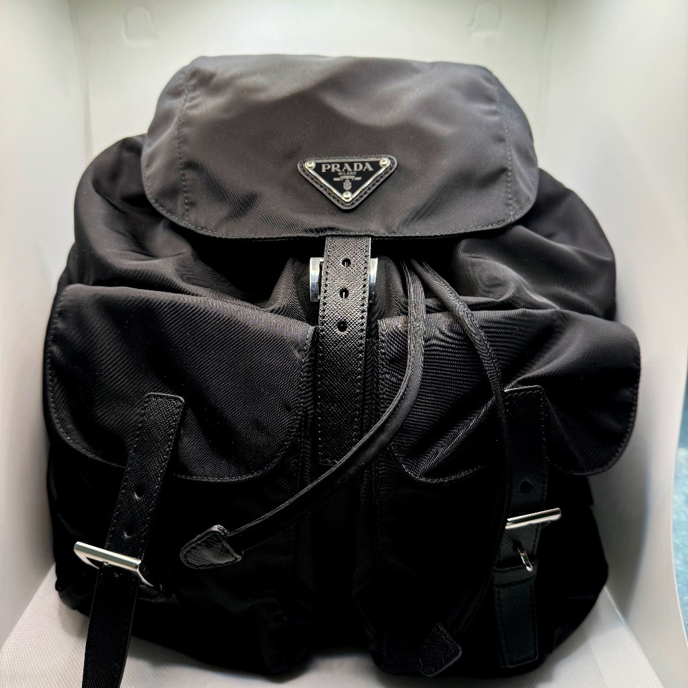 Prada women's classic backpack